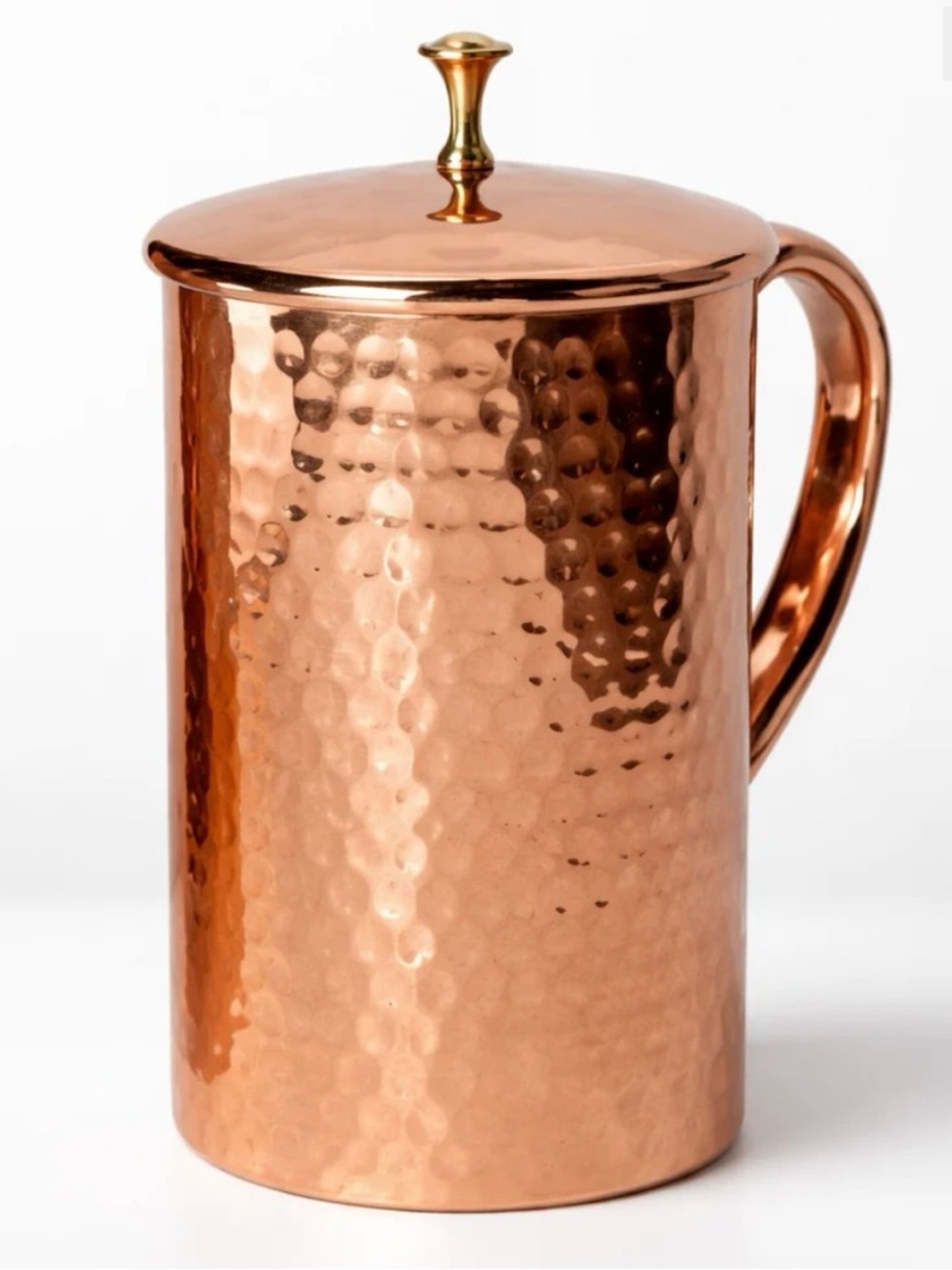 Hammered Copper Water Jug
